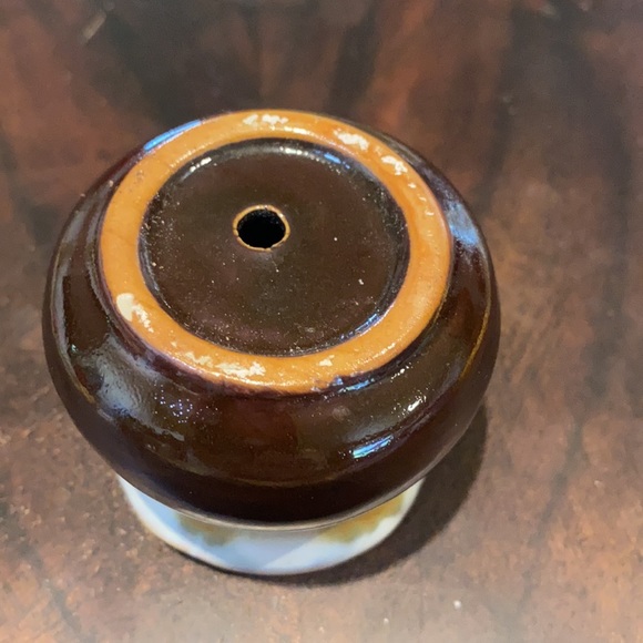 Tiny succulent pot with drip glaze - Picture 4 of 5